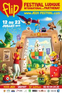 Festival Ludique International de Parthenay. Du 12 au 23 juillet 2017 à Parthenay. Deux-Sevres.  40H00